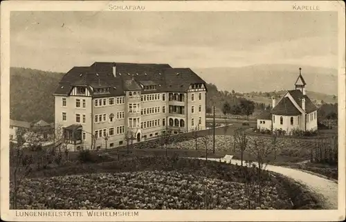 Ak Wilhelmsheim Oppenweiler in Württemberg, Lungenheilstätte