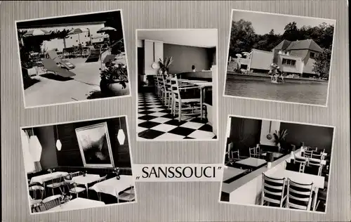 Ak Gerlingen in Württemberg, Sanssouci, Gasthof, Innenansichten