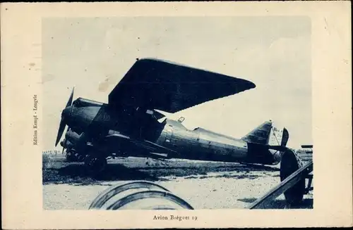 Ak Französisches Militärflugzeug, Avion Breguet
