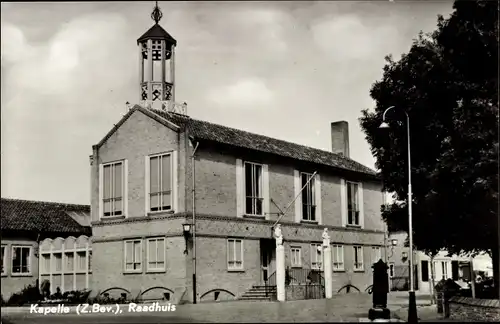 Ak Kapelle Zeeland Niederlande, Raadhuis