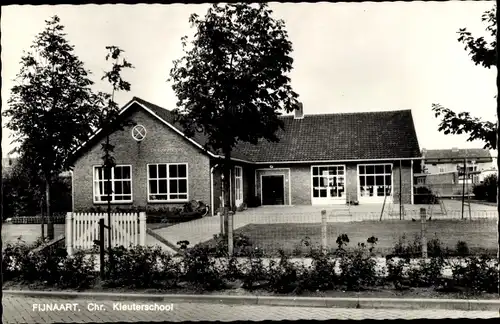 Ak Fijnaart Moerdijk Nordbrabant Niederlande, Chr. Kleuterschool