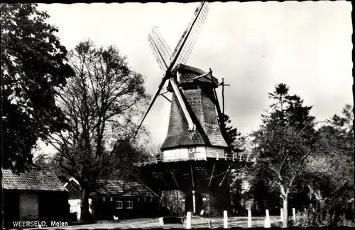 Ak Weerselo Overijssel, Molen, Windmühle