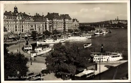 Ak Stockholm Schweden, Parti av Strandvägen