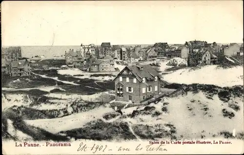 Ak La Panne De Panne Westflandern, Panorama
