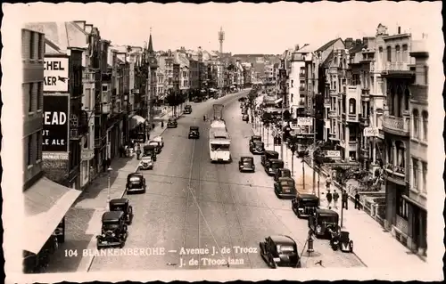 Ak Blankenberghe Blankenberge Westflandern, Avenue J. de Trooz