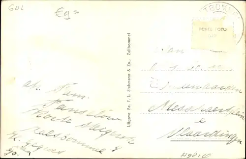 Ak Zaltbommel Gelderland, Water Poort en Straat, Blick durch Torbogen