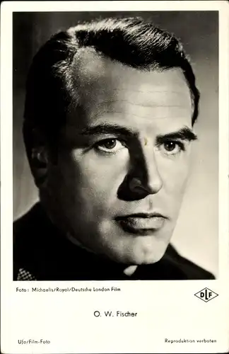 Ak Schauspieler O. W. Fischer in Hanussen