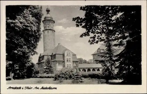 Ak Arnstadt im Ilm Kreis Thüringen, Am Neideckturm