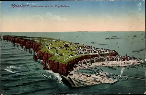 Ak Helgoland, Panorama