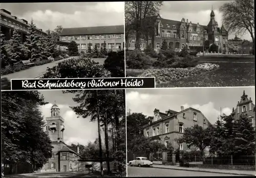 Ak Bad Schmiedeberg in der Dübener Heide, Gaststätte Schöne Aussicht, Kurhaus-Heidesanatorium