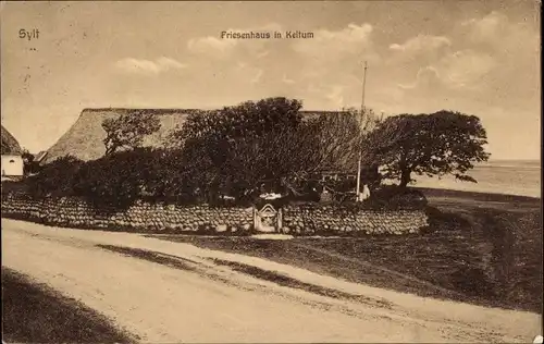 Ak Keitum auf Sylt, Friesenhaus