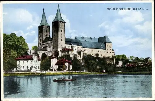 Ak Rochlitz an der Mulde, Schloss