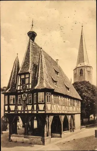 Ak Michelstadt im Odenwald, Rathaus