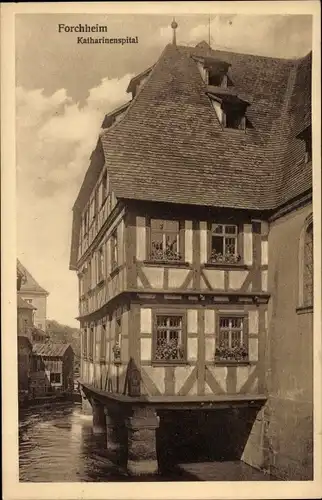 Ak Forchheim in Oberfranken Bayern, Katharinenspital