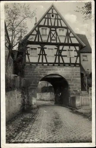 Ak Pleinfeld in Mittelfranken, Spalter Tor