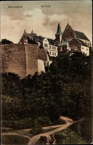Ak Mansfeld im Harzvorland, Schloss