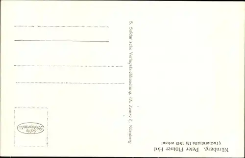 Ak Nürnberg in Mittelfranken, Peter Flötner Hof