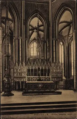 Ak Bad Doberan in Mecklenburg, Inneres der Kirche