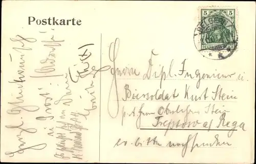 Ak Belgern an der Elbe, Roland am Rathaus