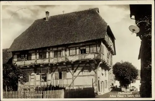 Ak Pfullendorf in Baden, Altes Haus v. Jahre 1317