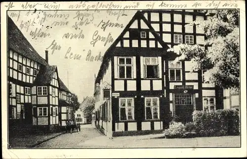 Ak Halle in Westfalen, Geschäft Leopold Brune in der Bahnhofstraße