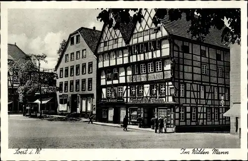 Ak Soest in Nordrhein Westfalen, Im Wilden Mann