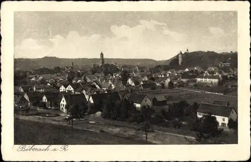 Ak Biberach an der Riß in Oberschwaben Württemberg, Panorama vom Ort