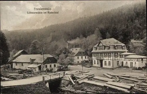 Ak Bad Rodach Oberfranken Bayern, Löhmarmühle, Frankenwald