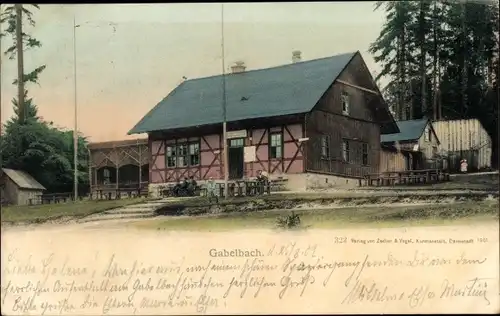 Ak Ilmenau in Thüringen, Gabelbach