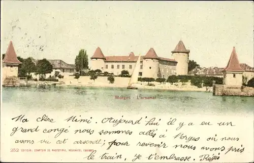 Ak Morges Kanton Waadt, L'arsenal