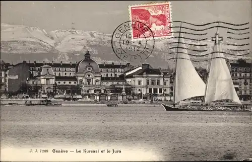 Ak Genève Genf Schweiz, Le Kursaal et le Jura