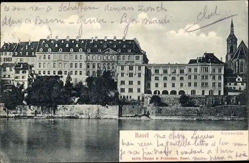 Ak Basel Bâle Stadt Schweiz, Universität