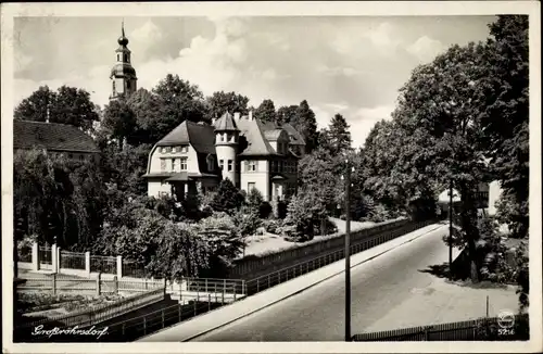 Ak Großröhrsdorf in Sachsen, Straßenansicht
