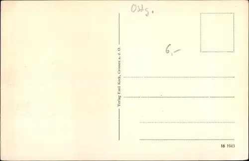 Ak Krosno Odrzańskie Crossen Oder Ostbrandenburg, Teilansicht
