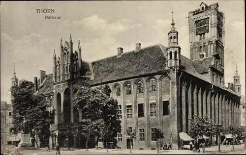 Ak Toruń Thorn Westpreußen, Rathaus