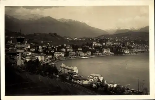 Ak Lugano Kanton Tessin Schweiz, Paradiso, Blick auf die Bucht