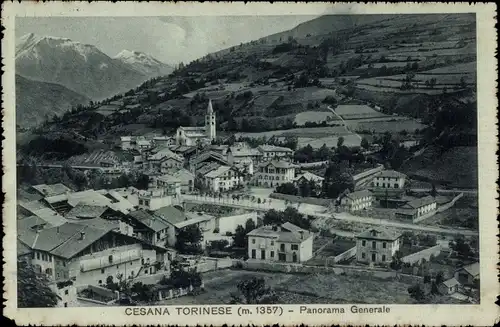 Ak Cesana Torinese Piemonte, Panorama Generale