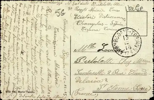 Ak Cesana Torinese Piemonte, Panorama Generale