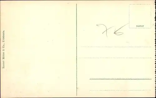 Ak Kristiania Christiania Oslo Norwegen, Akershus