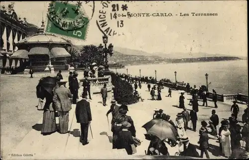 Ak Monte Carlo Monaco, Les Terrasses