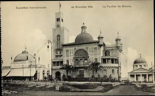 Ak Bruxelles Brüssel, Exposition Internationale 1910, Le Pavillon de Monaco