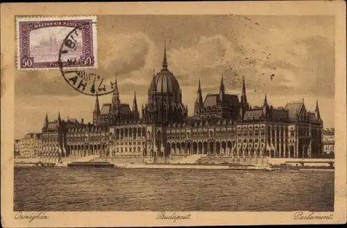 Ak Budapest Ungarn, Parlament