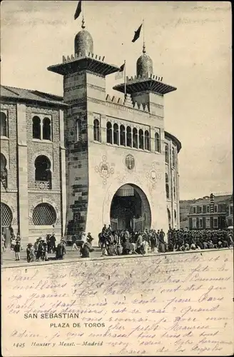 Ak Donostia San Sebastian Baskenland, Plaza de Toros