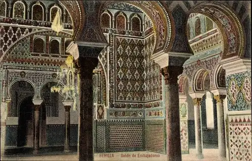 Ak Sevilla Andalusien, Salon de Embajadores