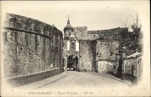 Ak Hondarribia Fuenterrabia Baskenland, Puerta Principal