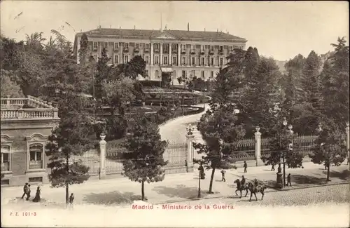 Ak Madrid Spanien, Ministerio de la Guerra