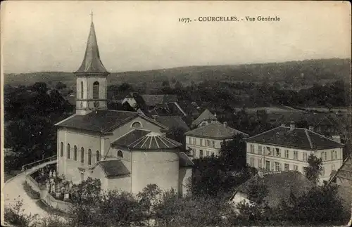 Ak Courcelles Wallonien Hennegau, Vue Generale