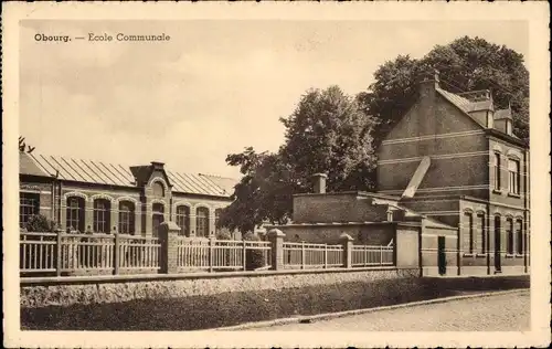 Ak Obourg Mons Wallonien Hennegau, Ecole Communale