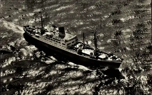 Ak Dampfer MS Prinses Irene, Oranje Lijn, Fliegeraufnahme