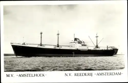 Ak MV Amstelhoek, Frachtschiff, N.V. Reederij Amsterdam